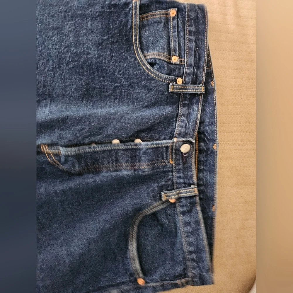 LEvi’s 501 ’93 Big E Straight Leg Jeans Vintage Button Fly Deni Men's sz W38 L32